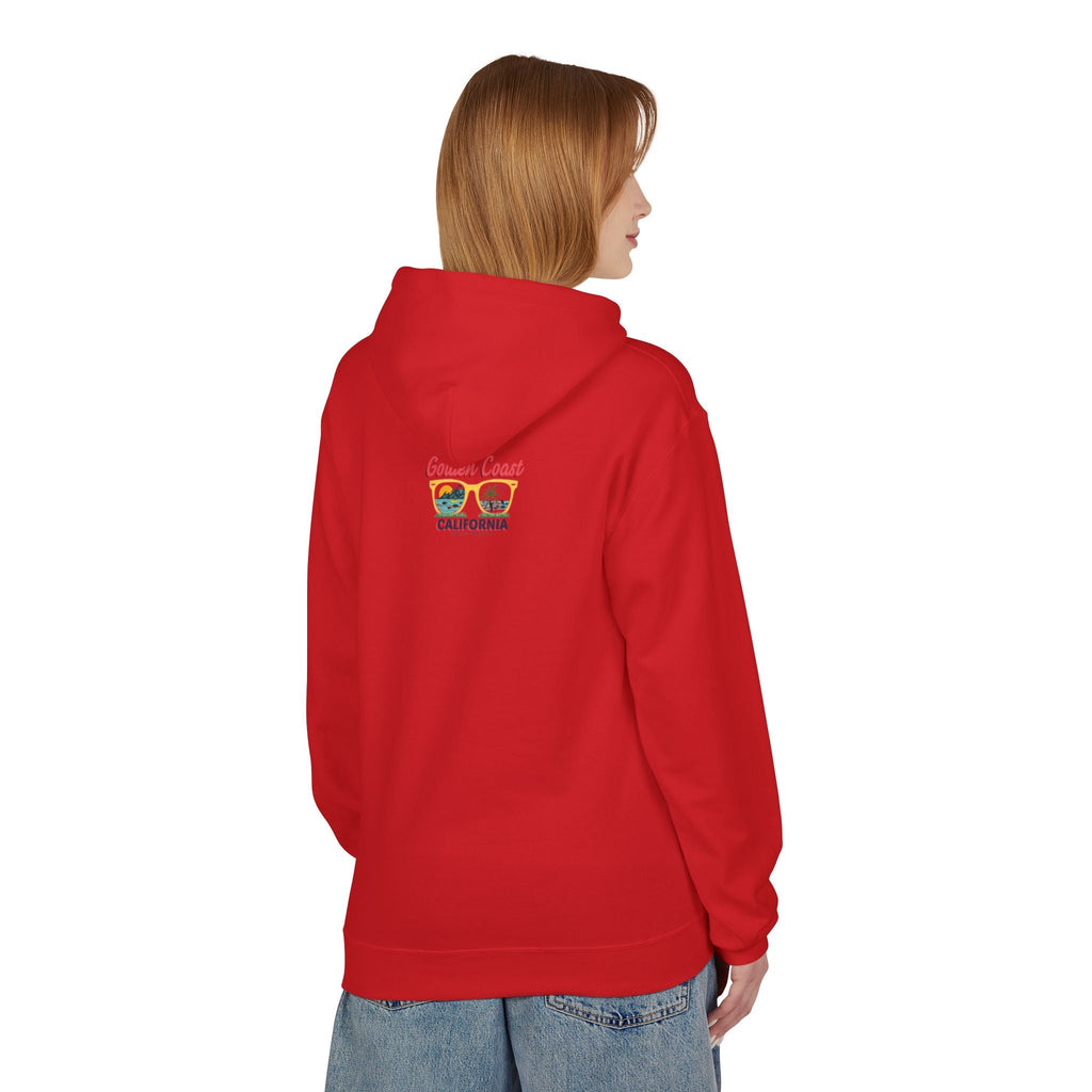 Surf Vibes Hoodie Coastal Palms & Sunset Graphic - Etna Gift