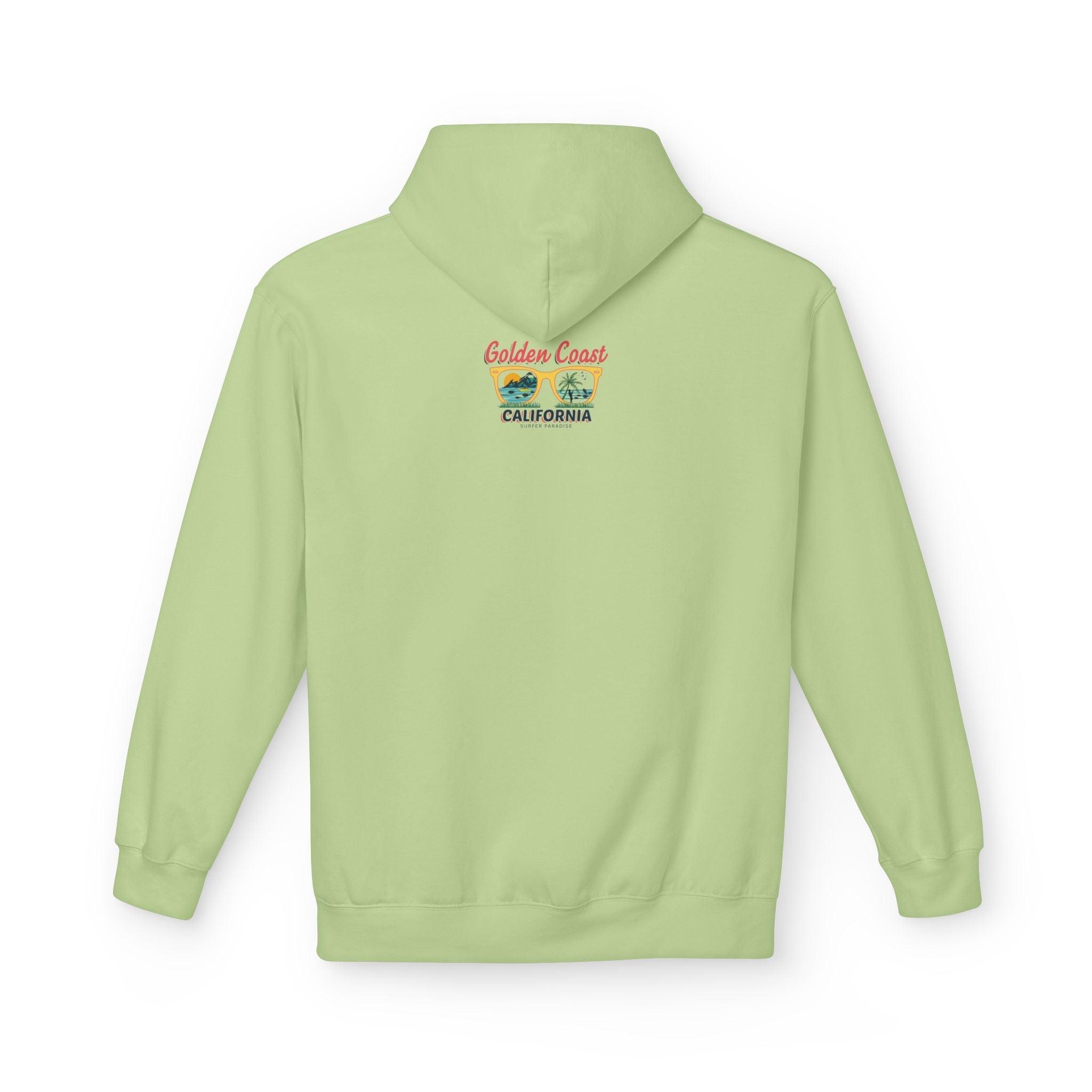 Surf Vibes Hoodie Coastal Palms & Sunset Graphic - Etna Gift