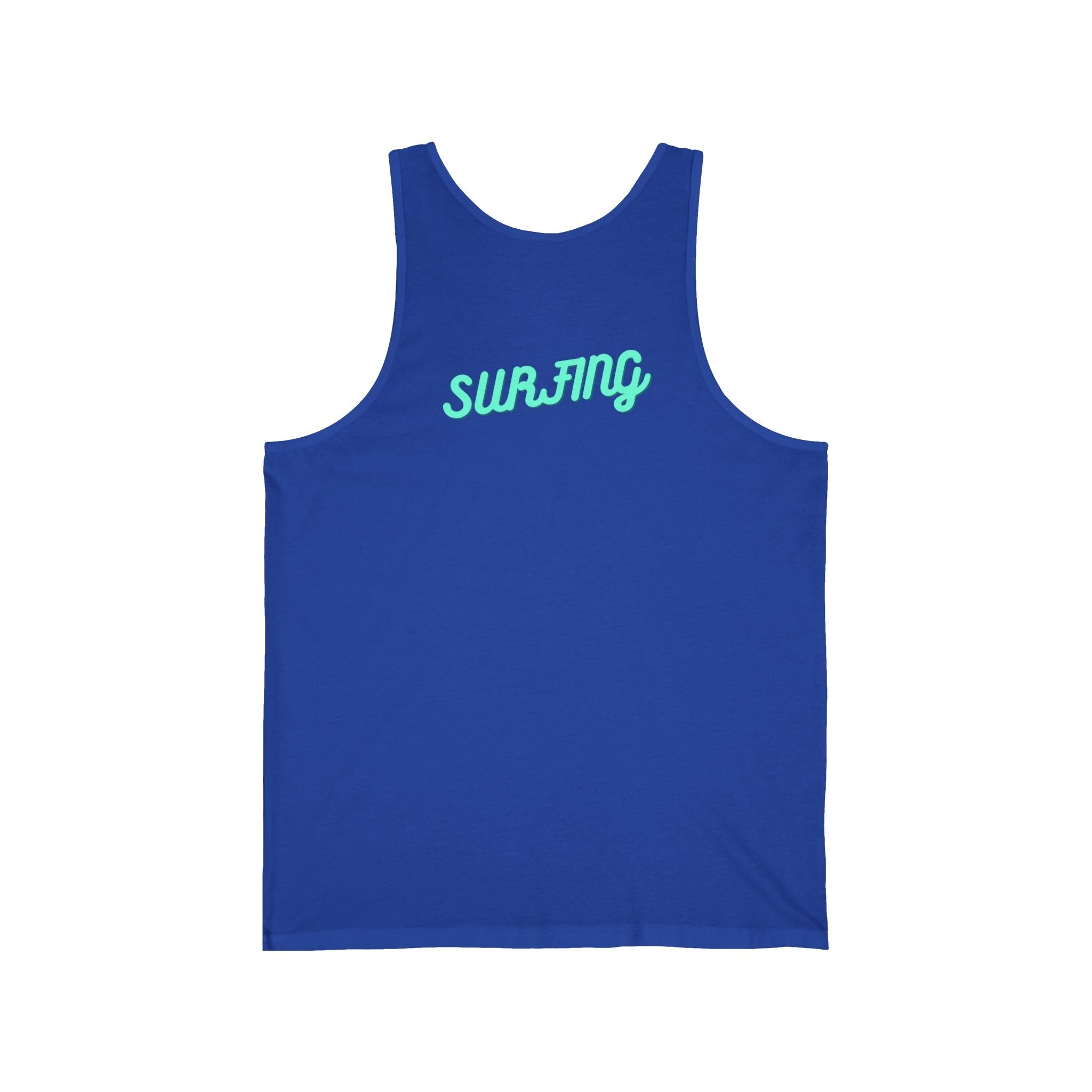 Surfboard Graphic Tank Top Tropical Sunset Surfing Design - Etna Gift