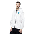 Surfboard Graphic Windbreaker Jacket Retro Blue & Pink Surf Design - Etna Gift