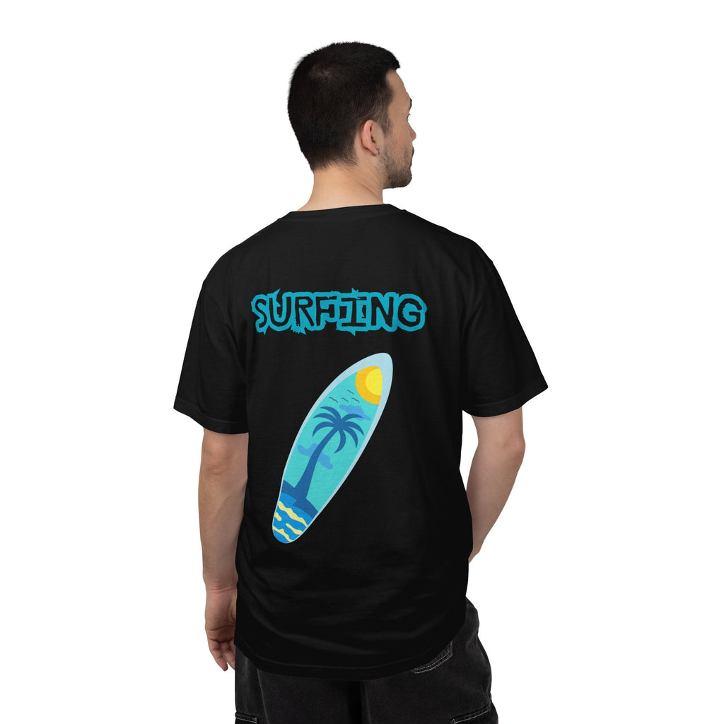 Surfing Graphic T-Shirt Tropical Surfboard Design - Etna Gift