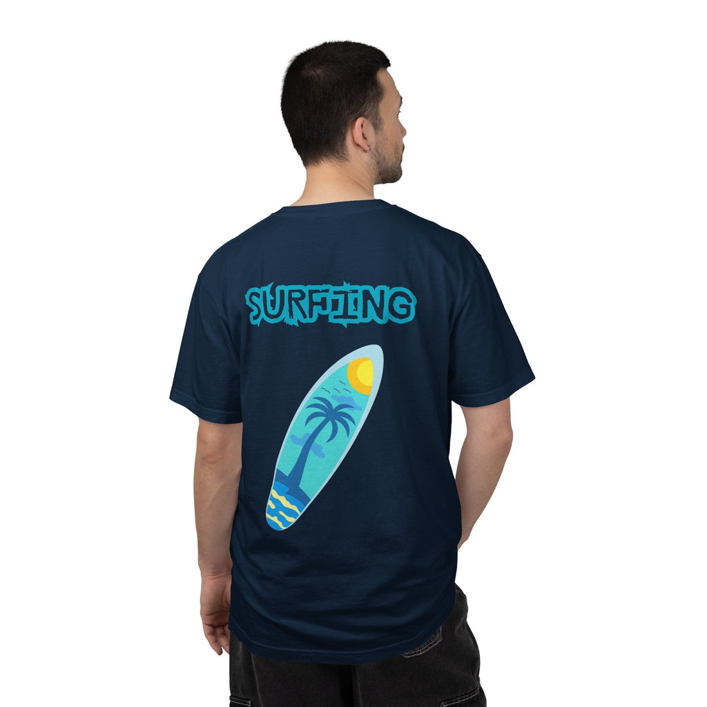 Surfing Graphic T-Shirt Tropical Surfboard Design - Etna Gift