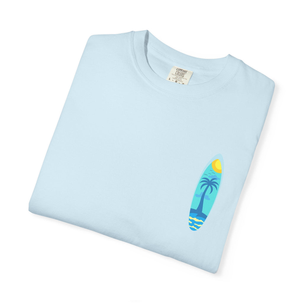 Surfing Graphic T-Shirt Tropical Surfboard Design - Etna Gift