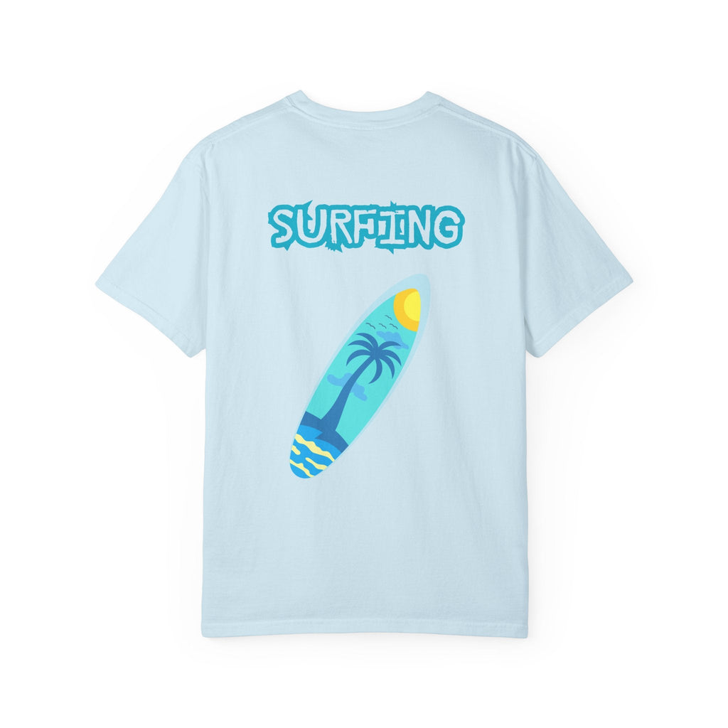 Surfing Graphic T-Shirt Tropical Surfboard Design - Etna Gift