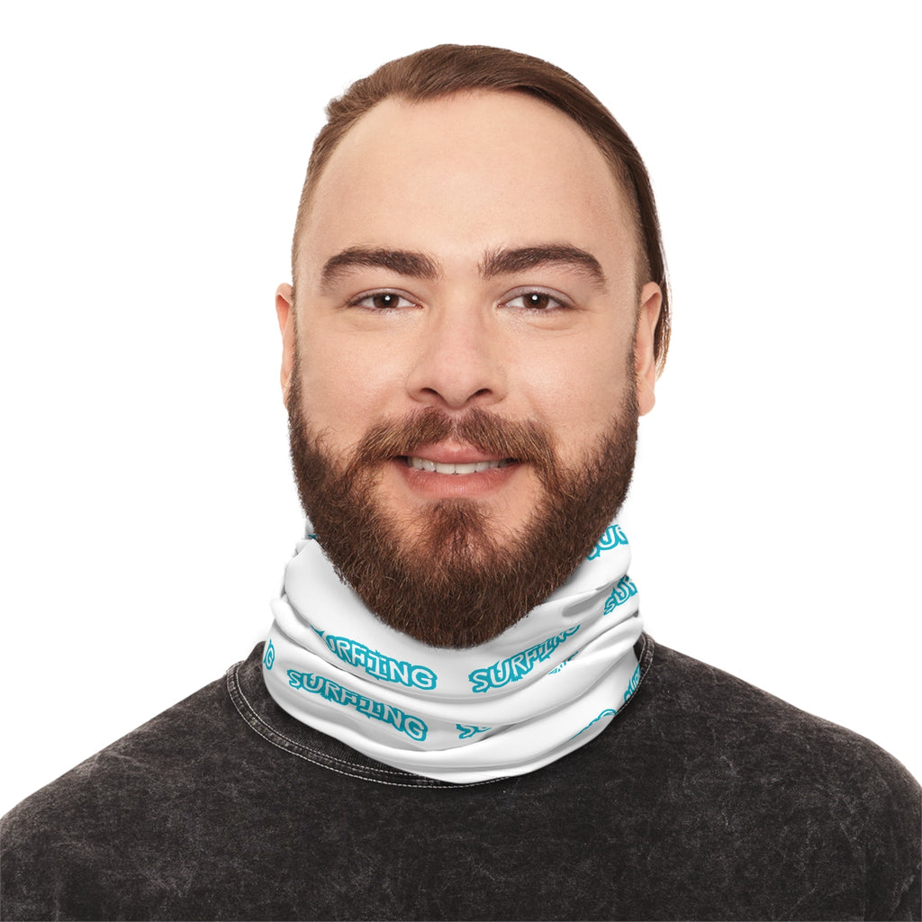 Surfing Pattern Neck Gaiter Lightweight UV Face & Neck Cover - Etna Gift