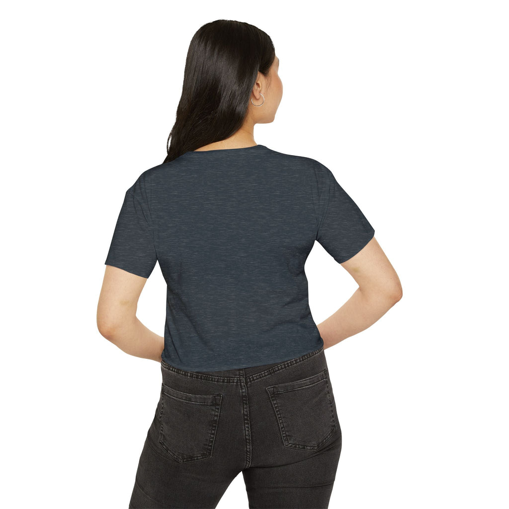 Tennis Crop Top Minimalist Female Tennis Player Graphic Festival Tee - Etna Gift