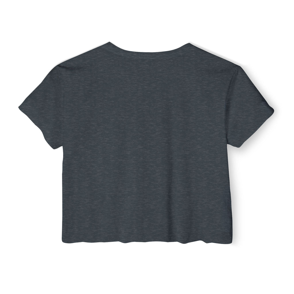 Tennis Crop Top Minimalist Female Tennis Player Graphic Festival Tee - Etna Gift