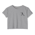 Tennis Crop Top Minimalist Female Tennis Player Graphic Festival Tee - Etna Gift