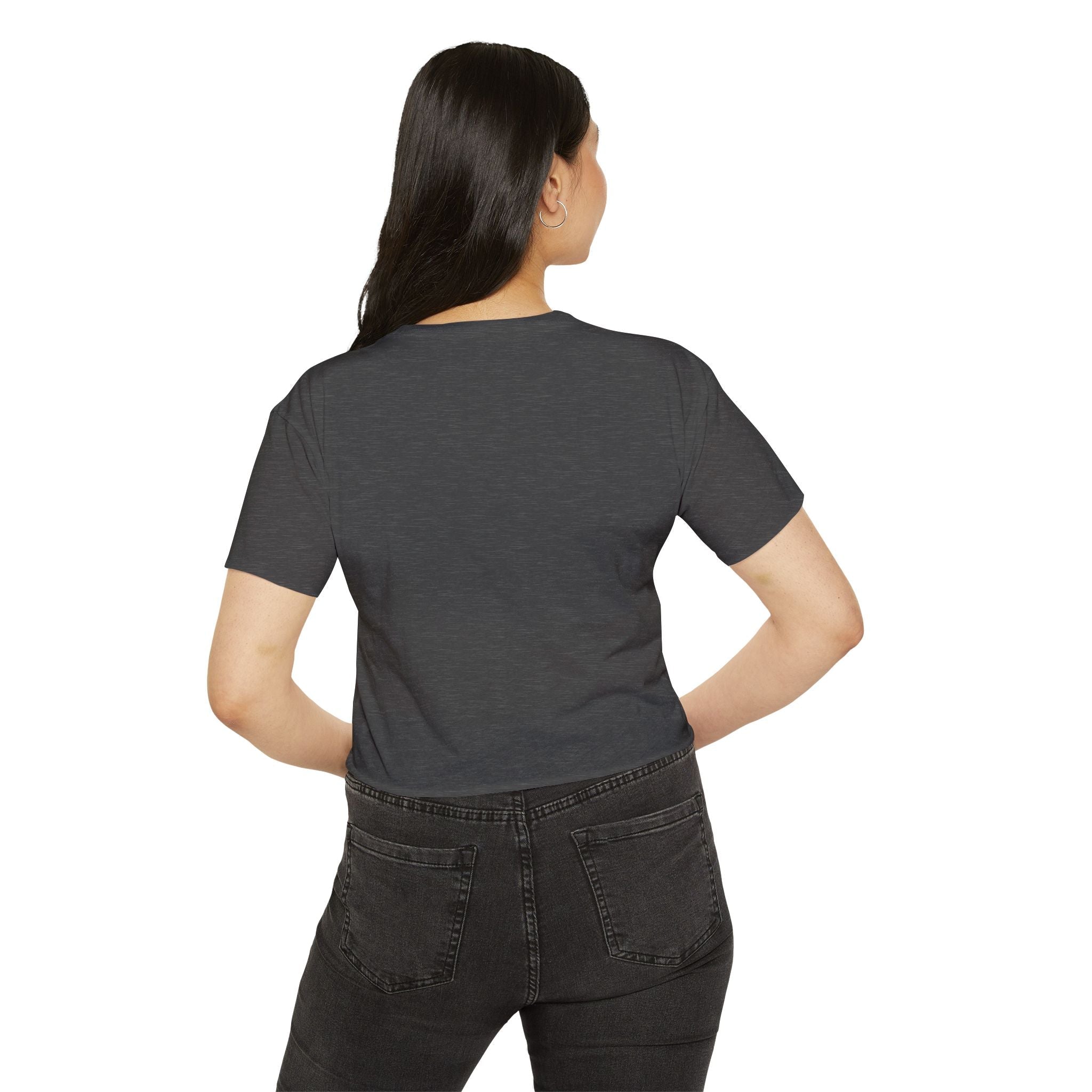 Tennis Crop Top Minimalist Female Tennis Player Graphic Festival Tee - Etna Gift