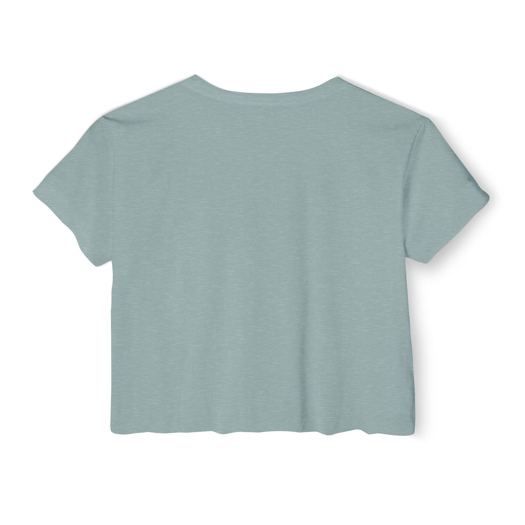 Tennis Crop Top Minimalist Female Tennis Player Graphic Festival Tee - Etna Gift