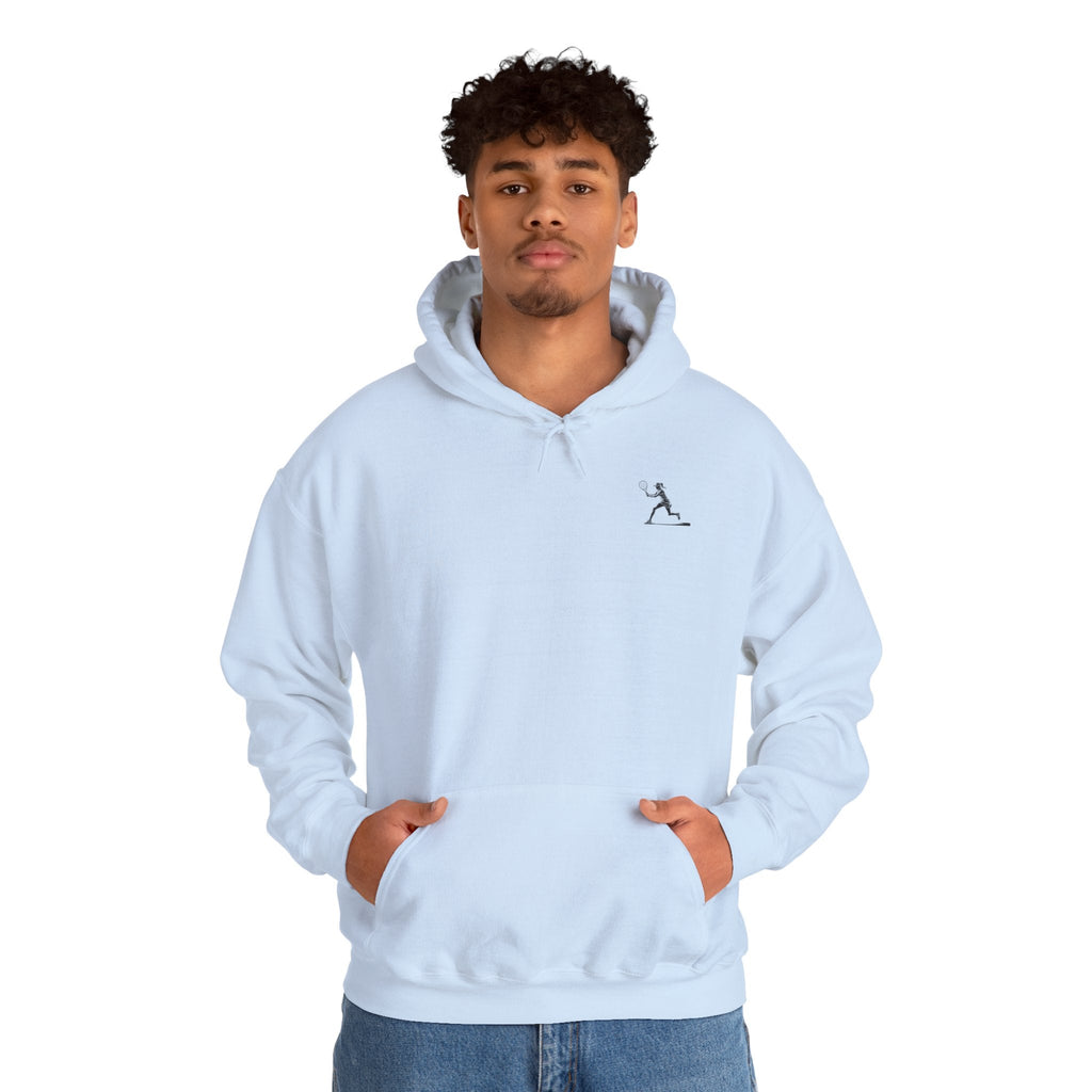 Tennis Hoodie Minimalist Retro Racket Player Graphic Sweatshirt - Etna Gift