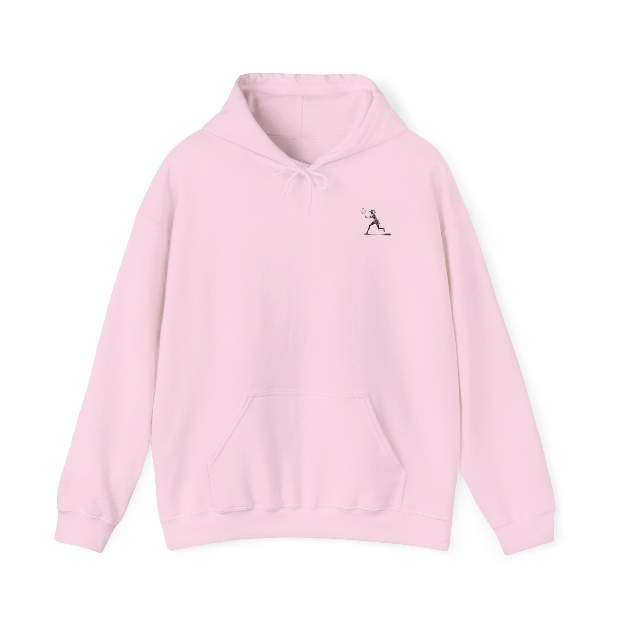 Tennis Hoodie Minimalist Retro Racket Player Graphic Sweatshirt - Etna Gift