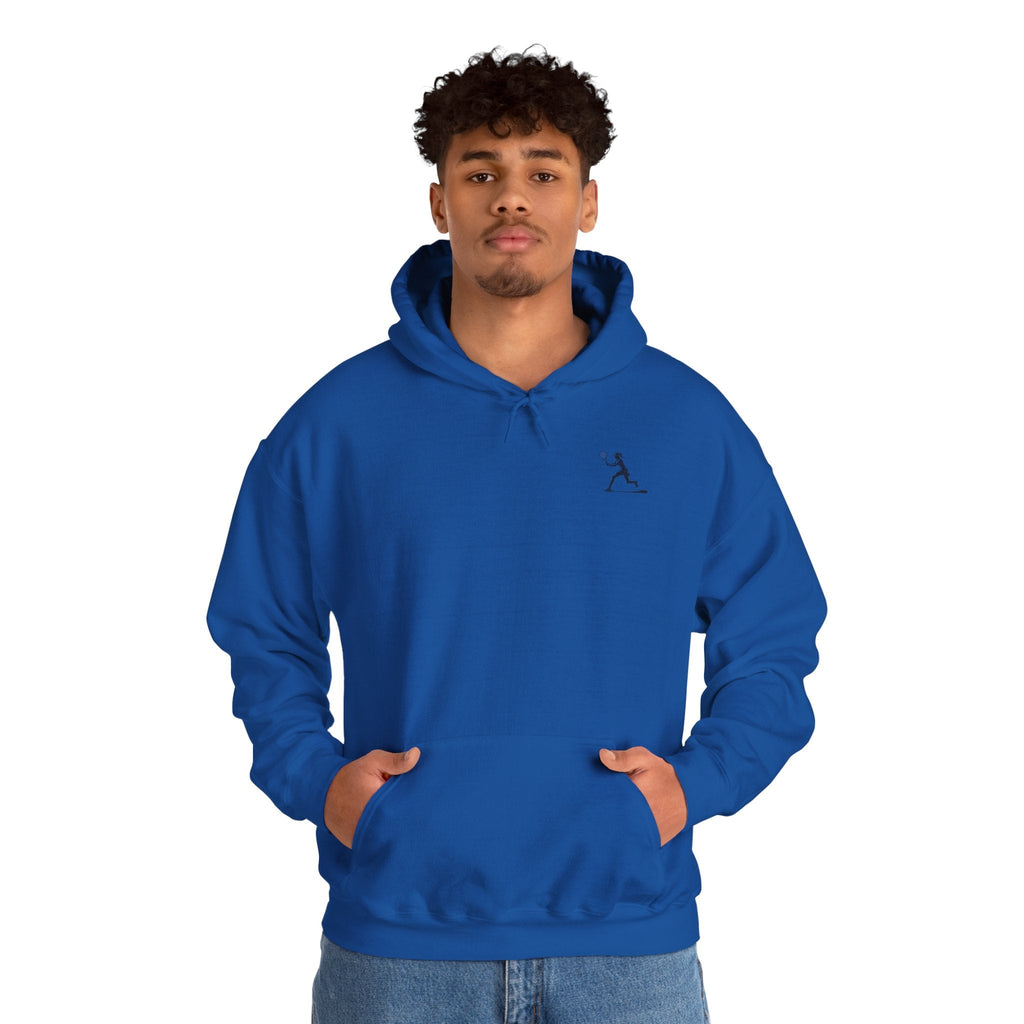 Tennis Hoodie Minimalist Retro Racket Player Graphic Sweatshirt - Etna Gift