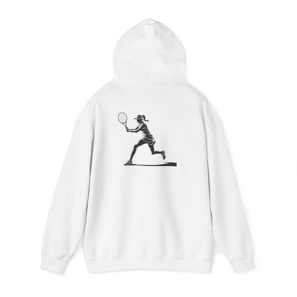 Tennis Hoodie Minimalist Retro Racket Player Graphic Sweatshirt - Etna Gift