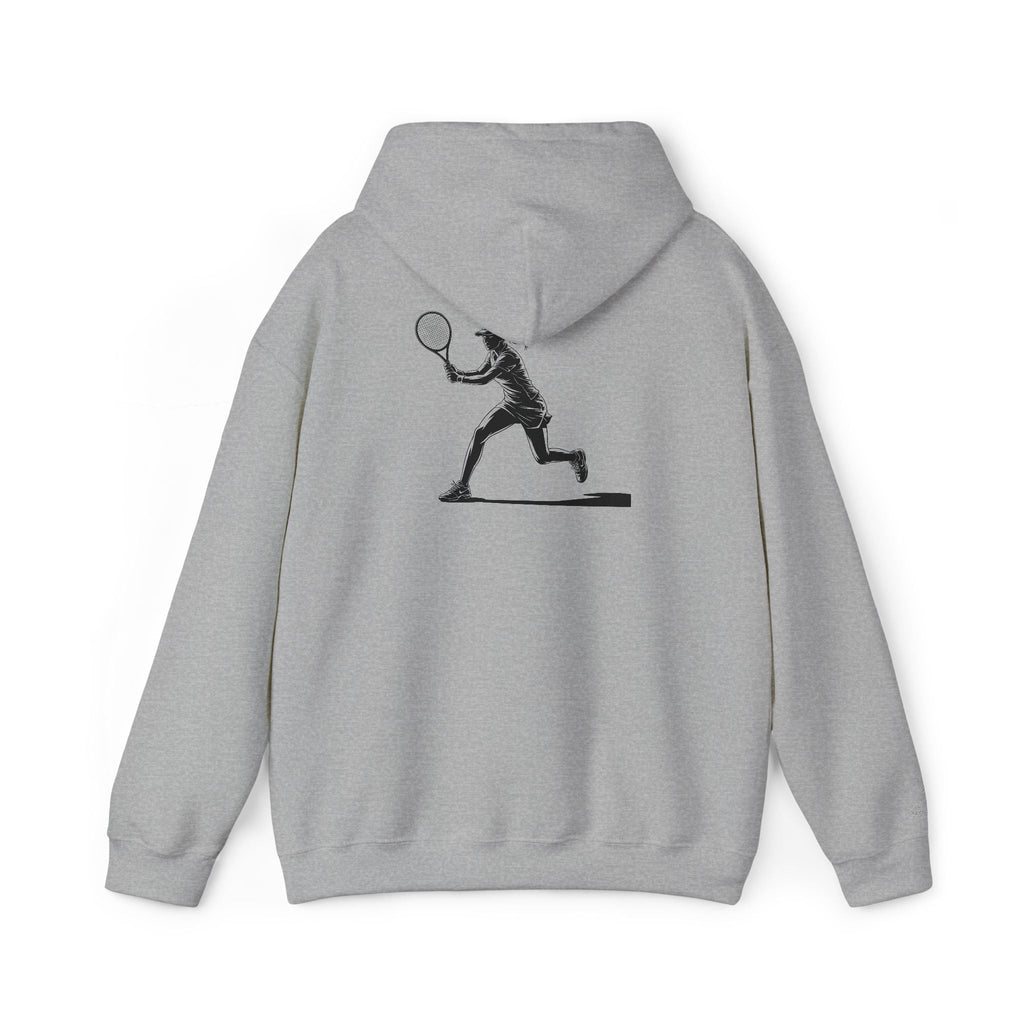 Tennis Hoodie Minimalist Retro Racket Player Graphic Sweatshirt - Etna Gift