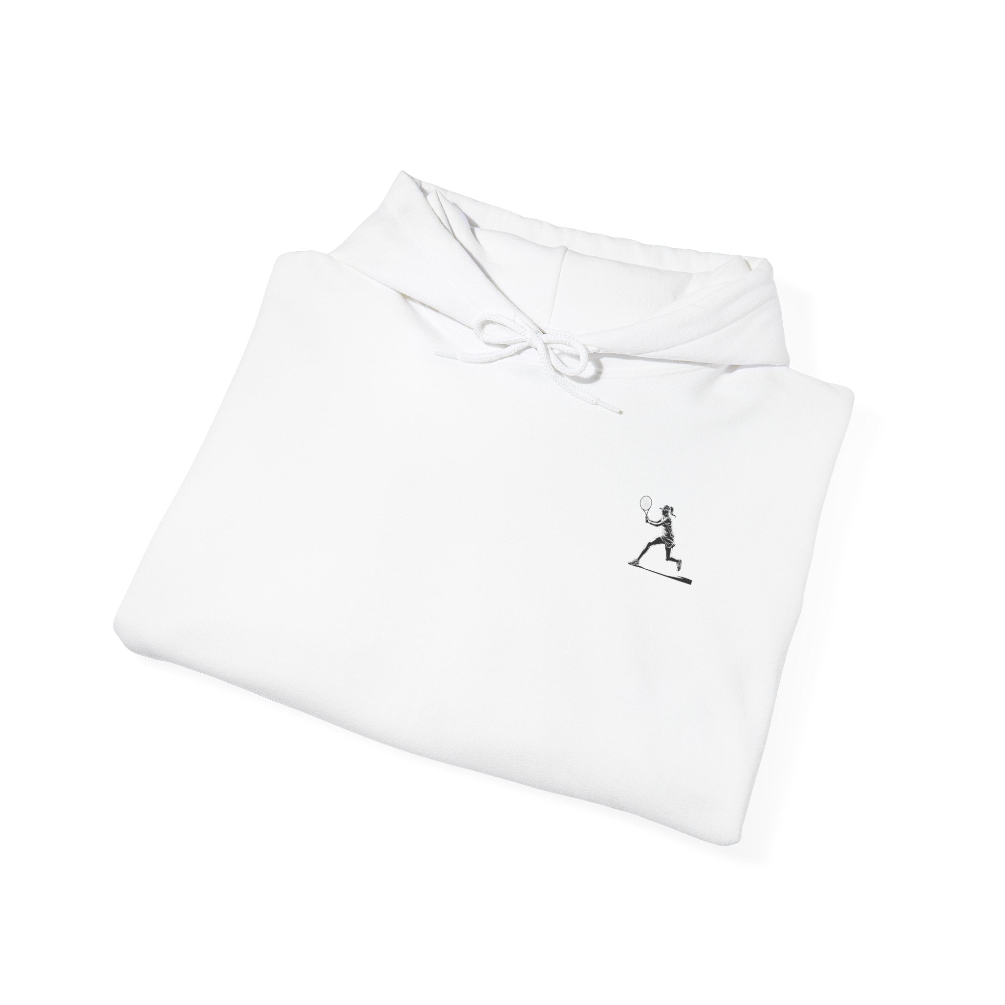 Tennis Hoodie Minimalist Retro Racket Player Graphic Sweatshirt - Etna Gift