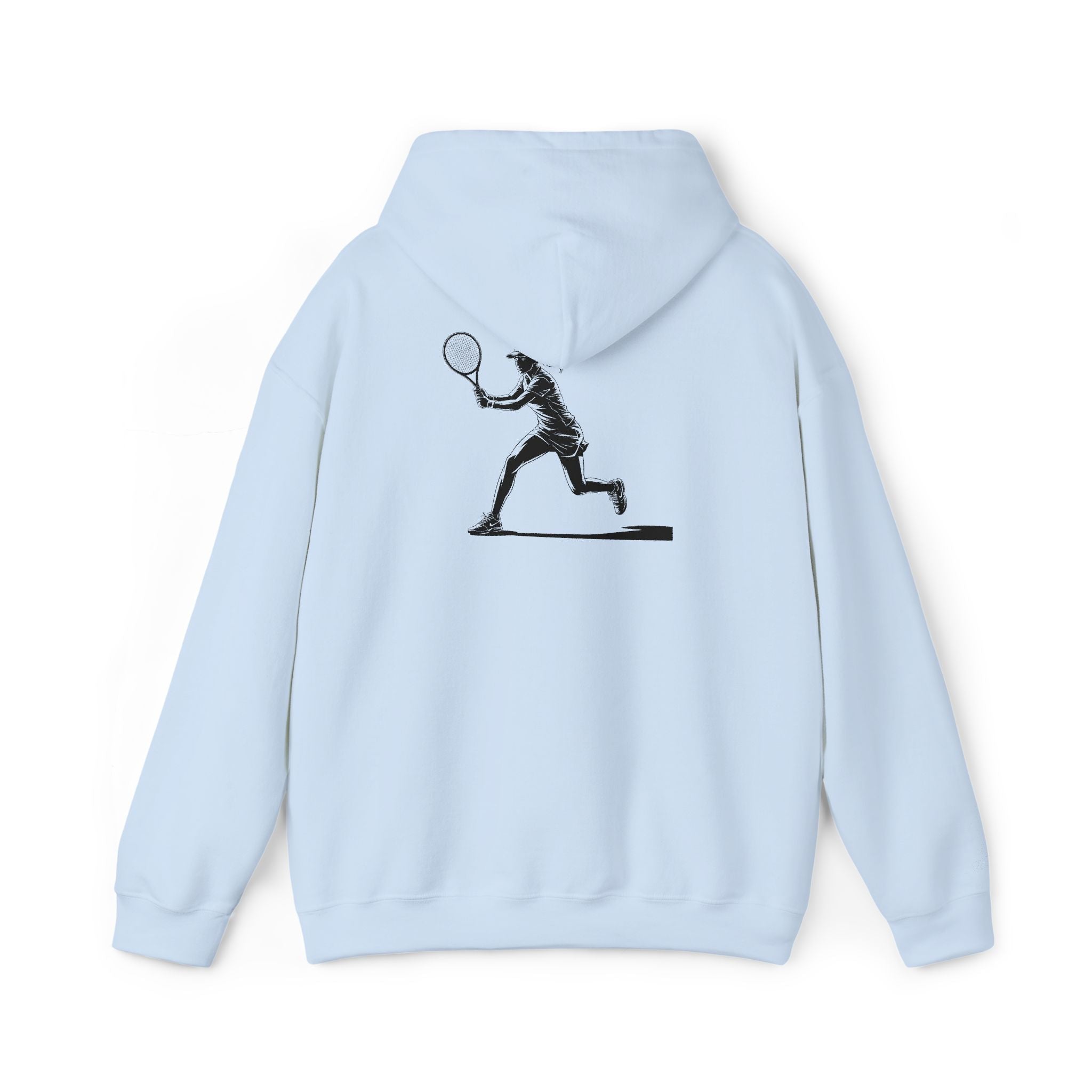 Tennis Hoodie Minimalist Retro Racket Player Graphic Sweatshirt - Etna Gift