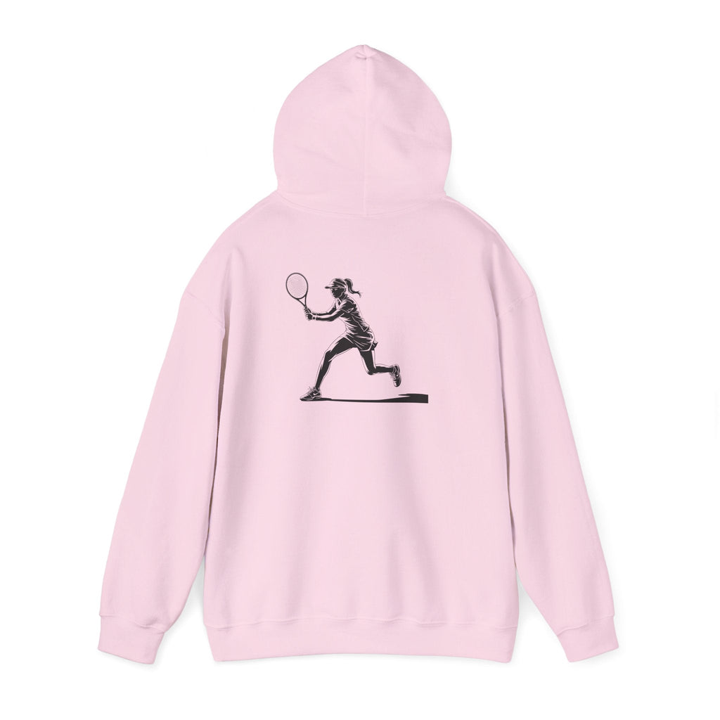 Tennis Hoodie Minimalist Retro Racket Player Graphic Sweatshirt - Etna Gift