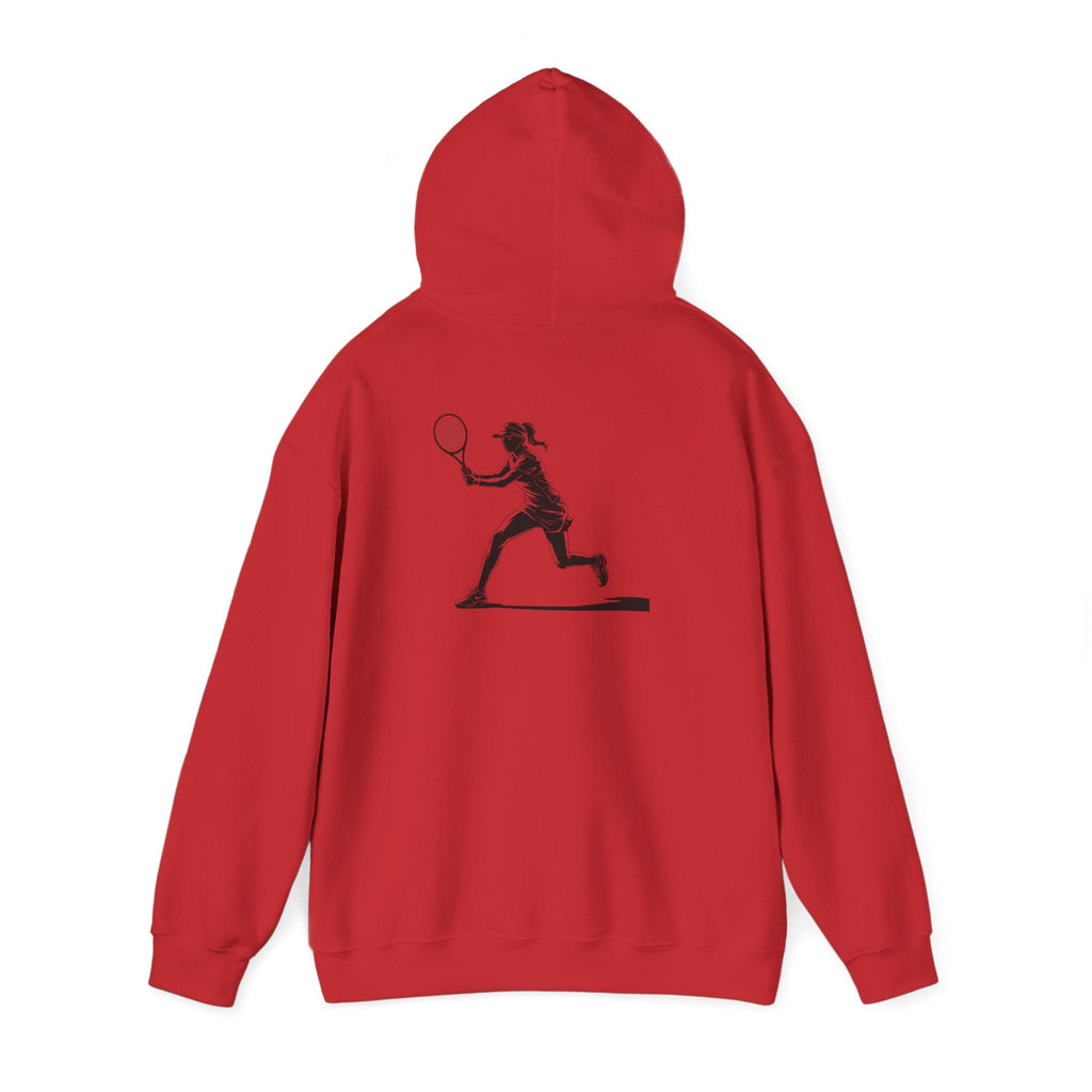 Tennis Hoodie Minimalist Retro Racket Player Graphic Sweatshirt - Etna Gift
