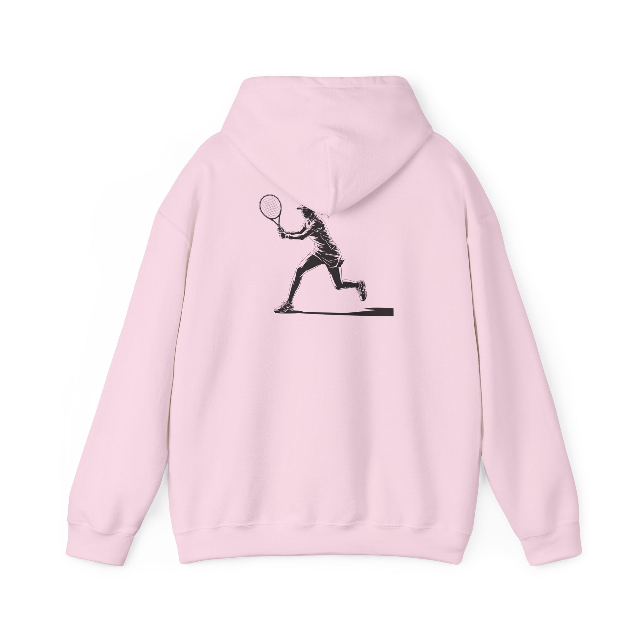 Tennis Hoodie Minimalist Retro Racket Player Graphic Sweatshirt - Etna Gift