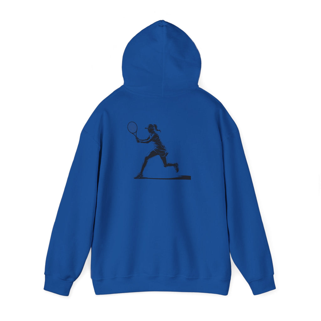 Tennis Hoodie Minimalist Retro Racket Player Graphic Sweatshirt - Etna Gift