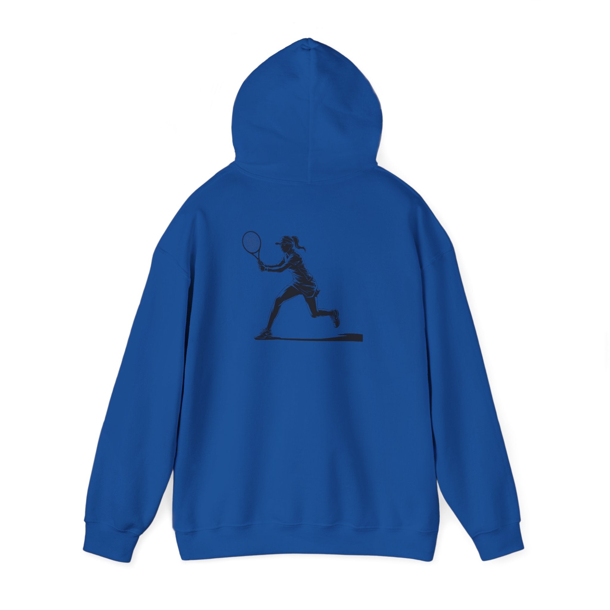 Tennis Hoodie Minimalist Retro Racket Player Graphic Sweatshirt - Etna Gift
