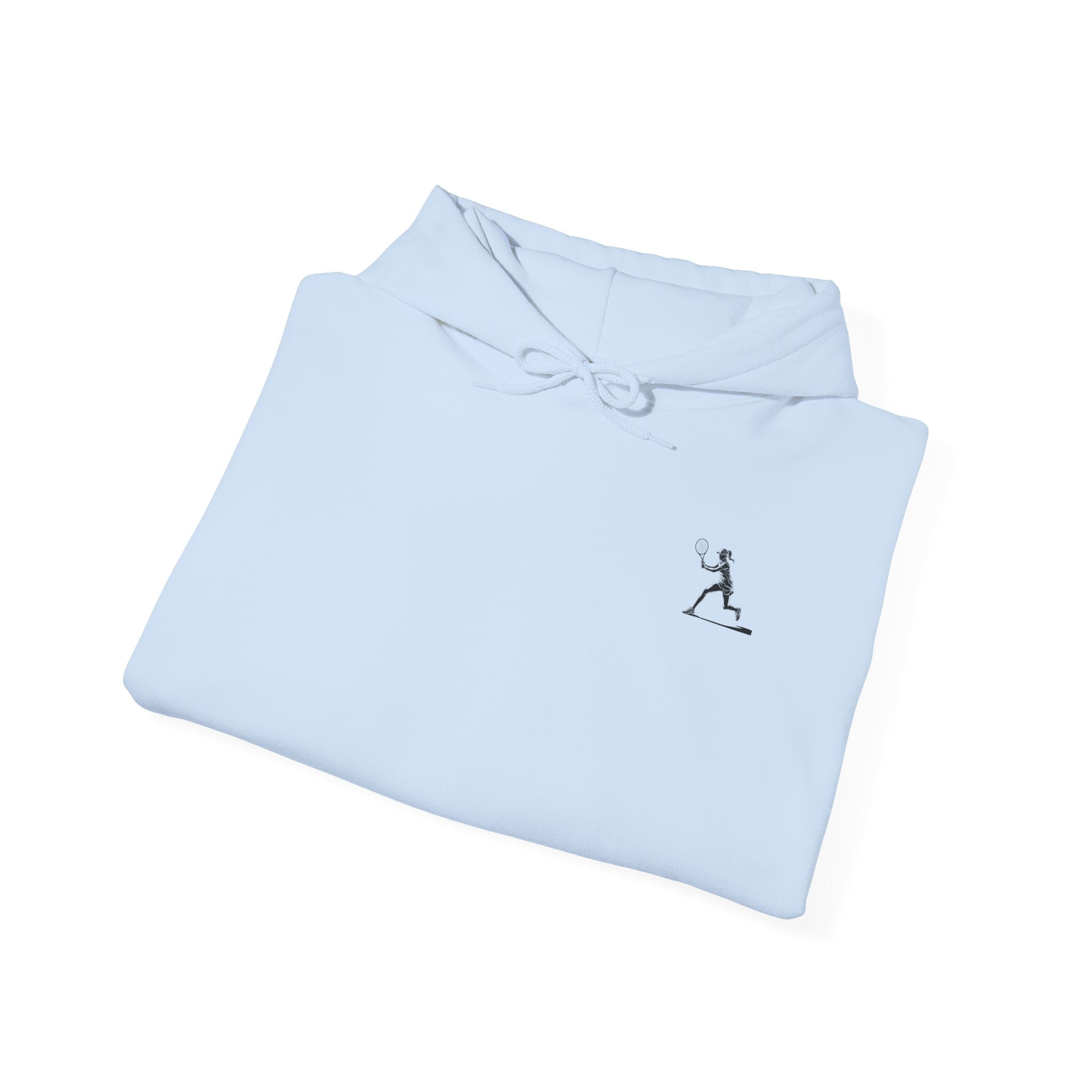 Tennis Hoodie Minimalist Retro Racket Player Graphic Sweatshirt - Etna Gift
