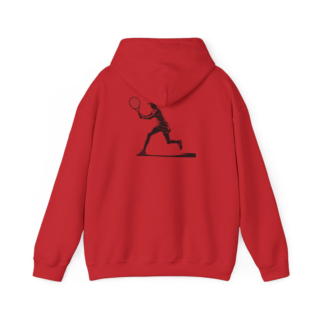 Tennis Hoodie Minimalist Retro Racket Player Graphic Sweatshirt - Etna Gift