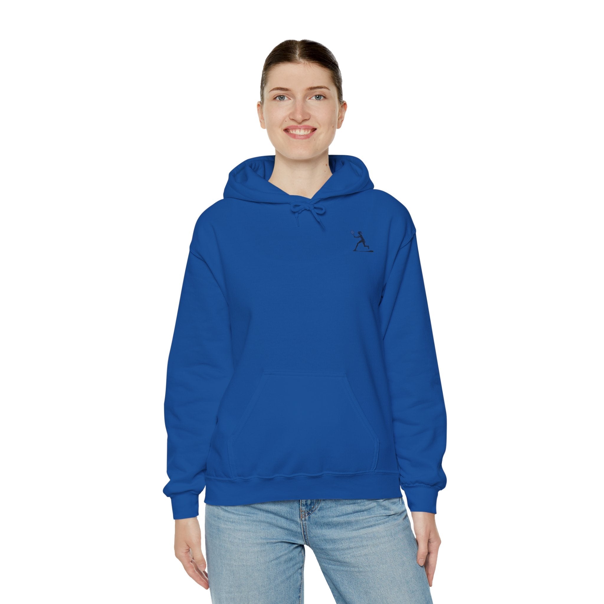 Tennis Hoodie Minimalist Retro Racket Player Graphic Sweatshirt - Etna Gift