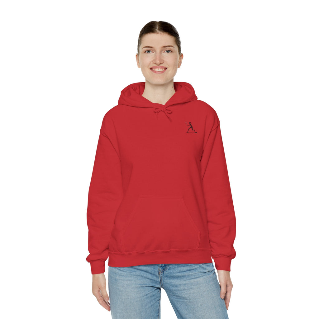 Tennis Hoodie Minimalist Retro Racket Player Graphic Sweatshirt - Etna Gift