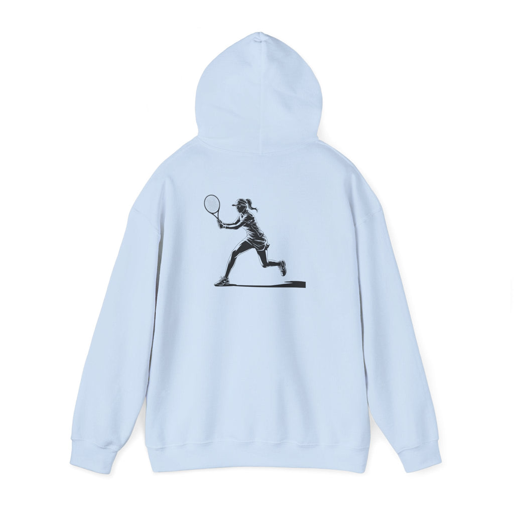 Tennis Hoodie Minimalist Retro Racket Player Graphic Sweatshirt - Etna Gift