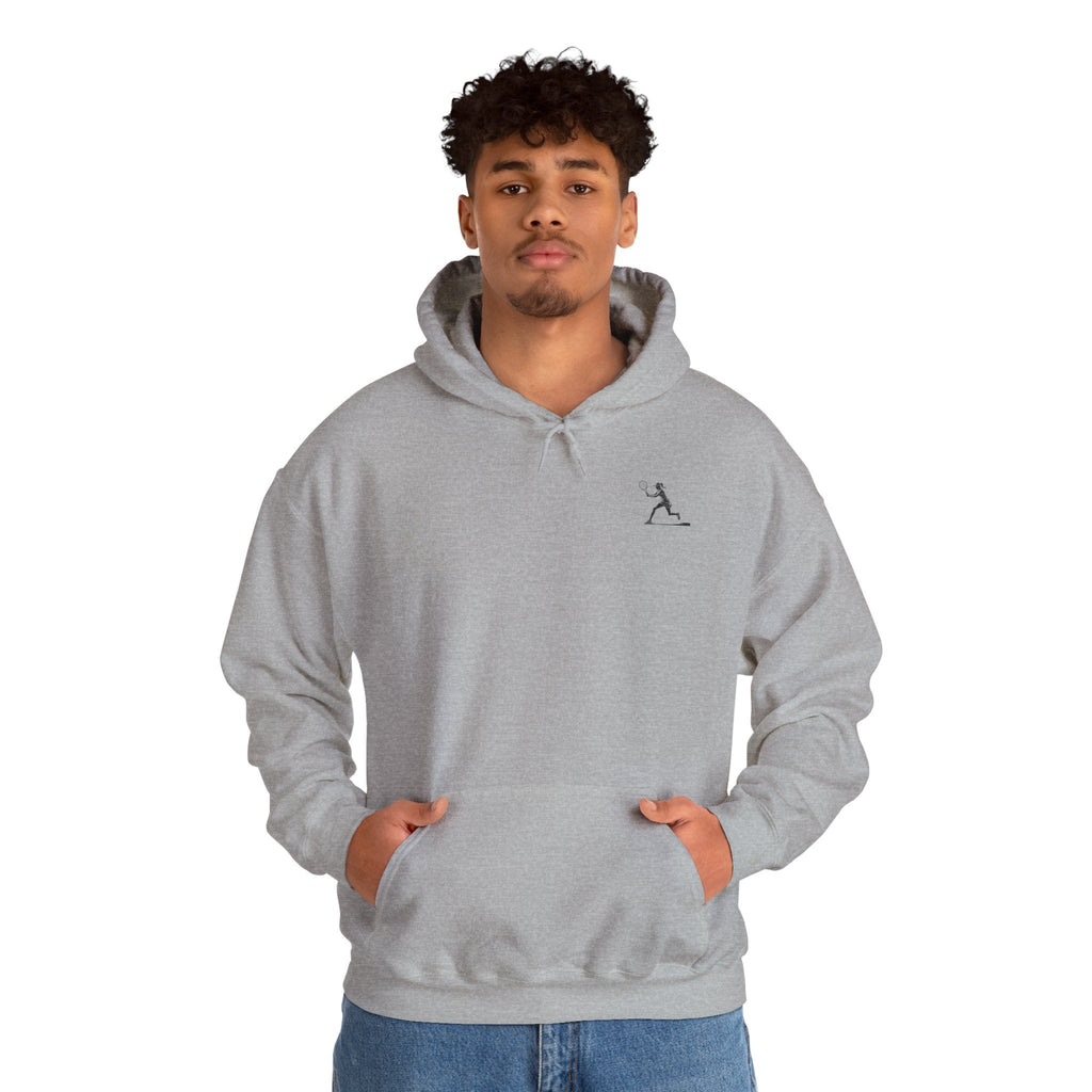 Tennis Hoodie Minimalist Retro Racket Player Graphic Sweatshirt - Etna Gift