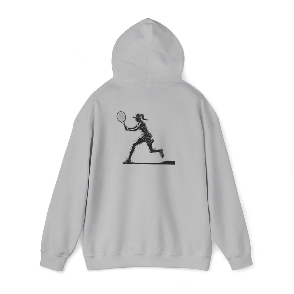 Tennis Hoodie Minimalist Retro Racket Player Graphic Sweatshirt - Etna Gift