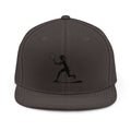 Tennis Snapback Hat — Minimalist Tennis Player Embroidered Cap - Etna Gift