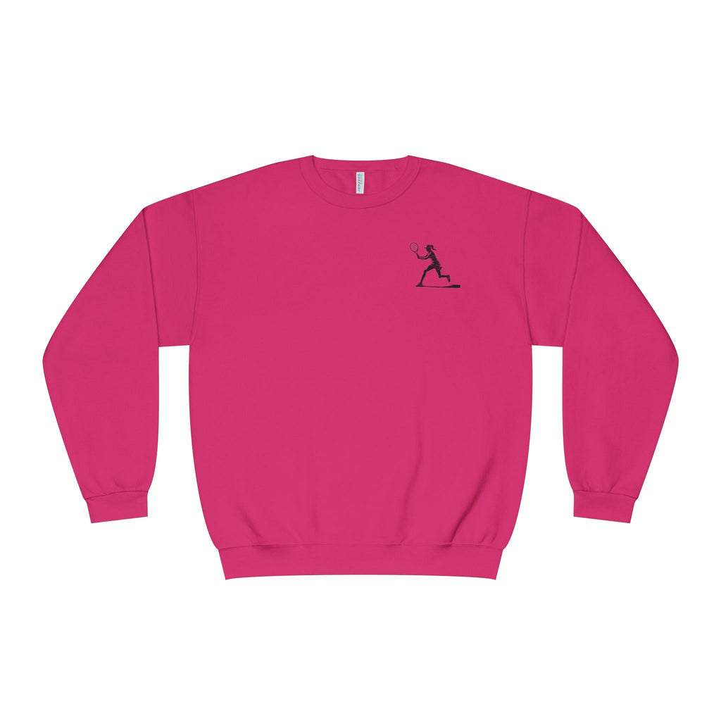 Tennis Woman Crewneck Sweatshirt Women's Tennis Graphic Sweatshirt - Etna Gift
