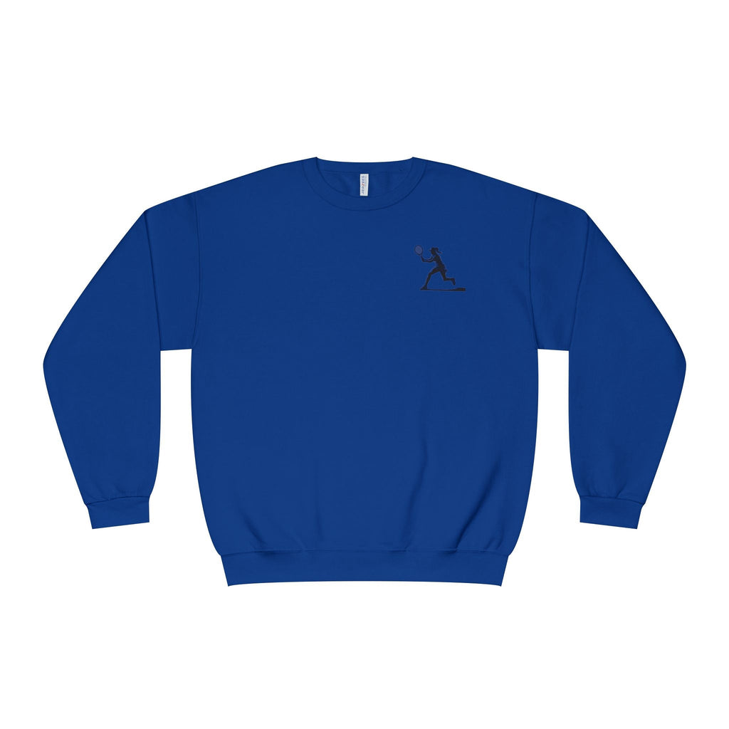 Tennis Woman Crewneck Sweatshirt Women's Tennis Graphic Sweatshirt - Etna Gift