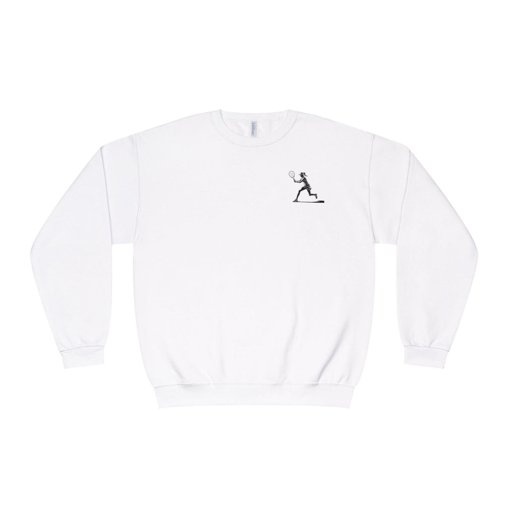Tennis Woman Crewneck Sweatshirt Women's Tennis Graphic Sweatshirt - Etna Gift