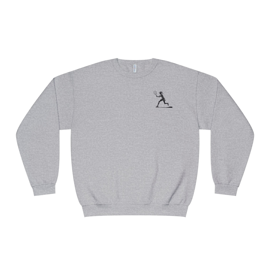 Tennis Woman Crewneck Sweatshirt Women's Tennis Graphic Sweatshirt - Etna Gift