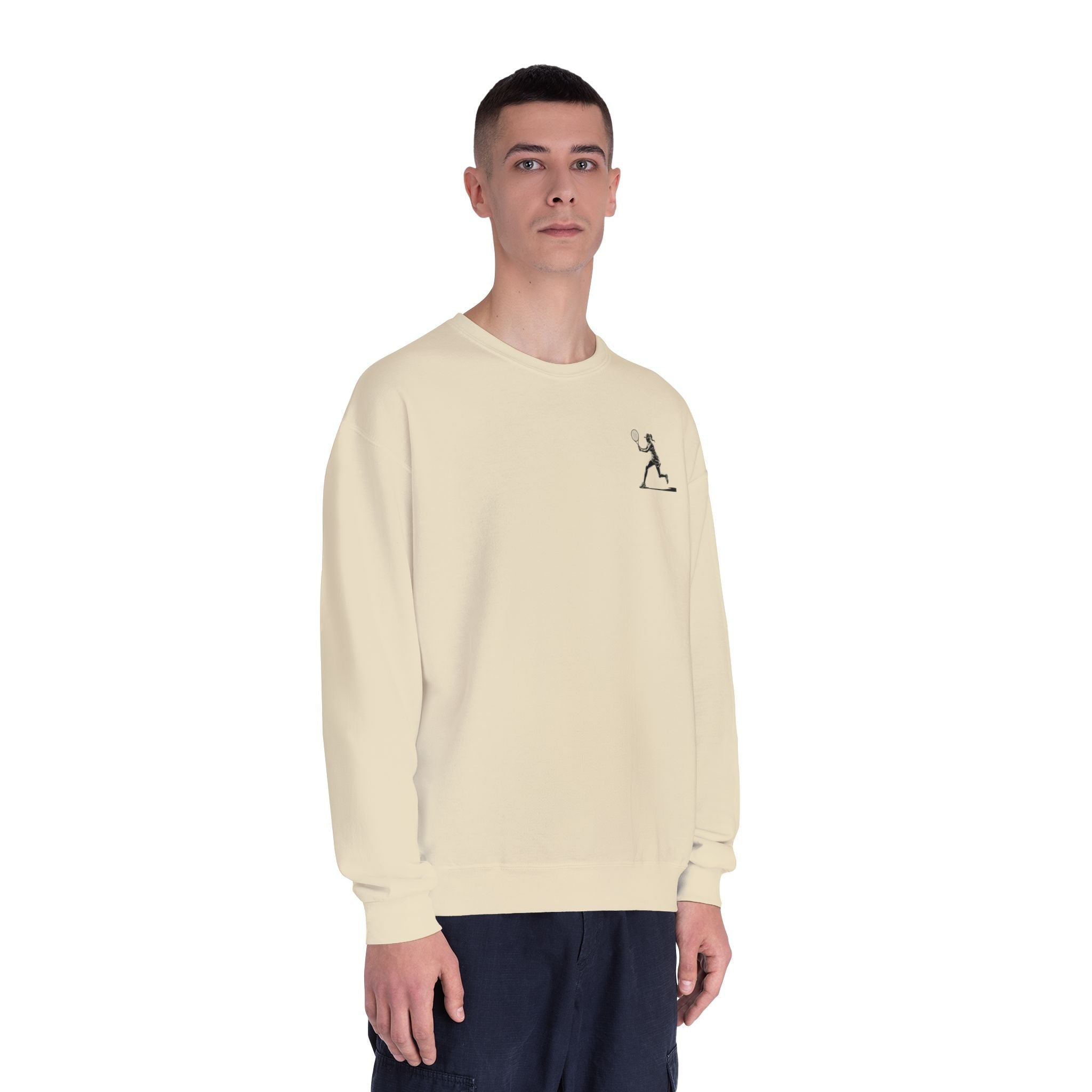 Tennis Woman Crewneck Sweatshirt Women's Tennis Graphic Sweatshirt - Etna Gift