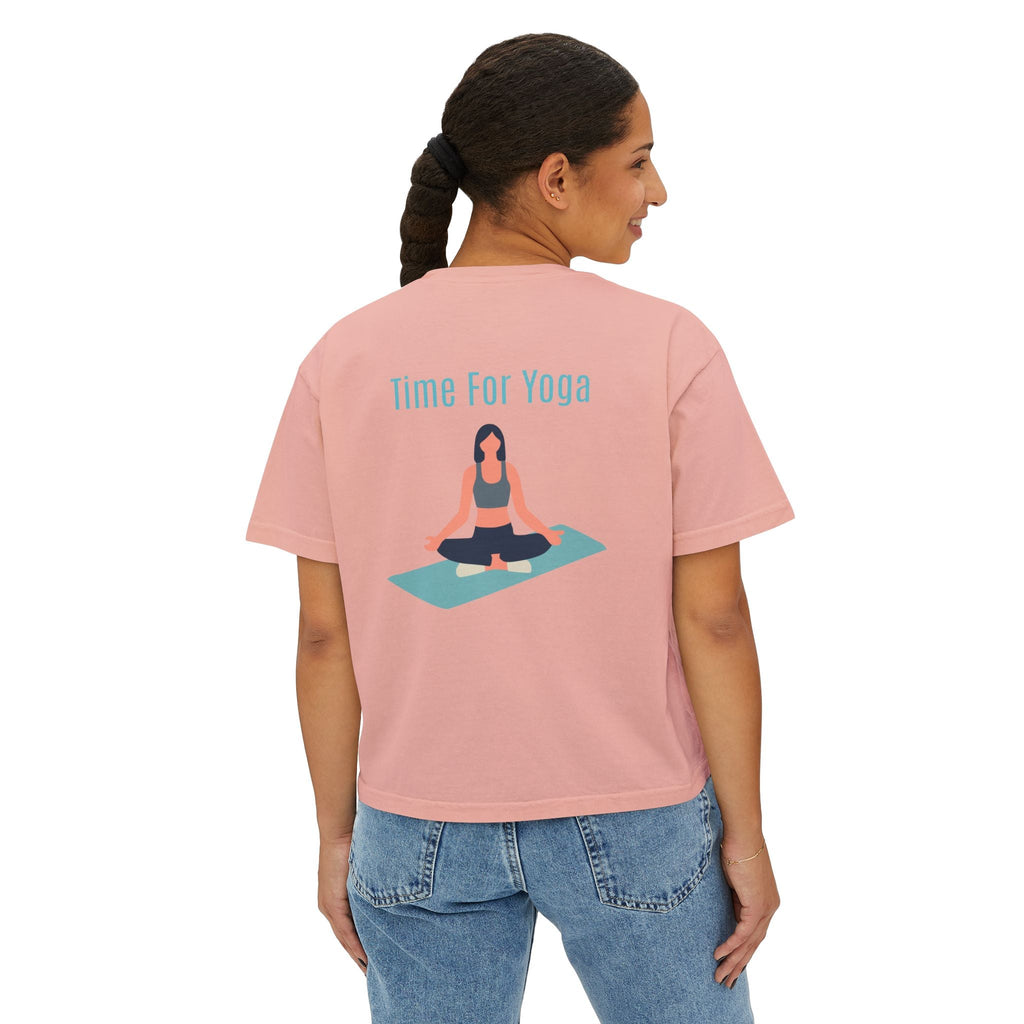 Time For Yoga Tee | Yoga Pose Graphic Tee - Etna Gift