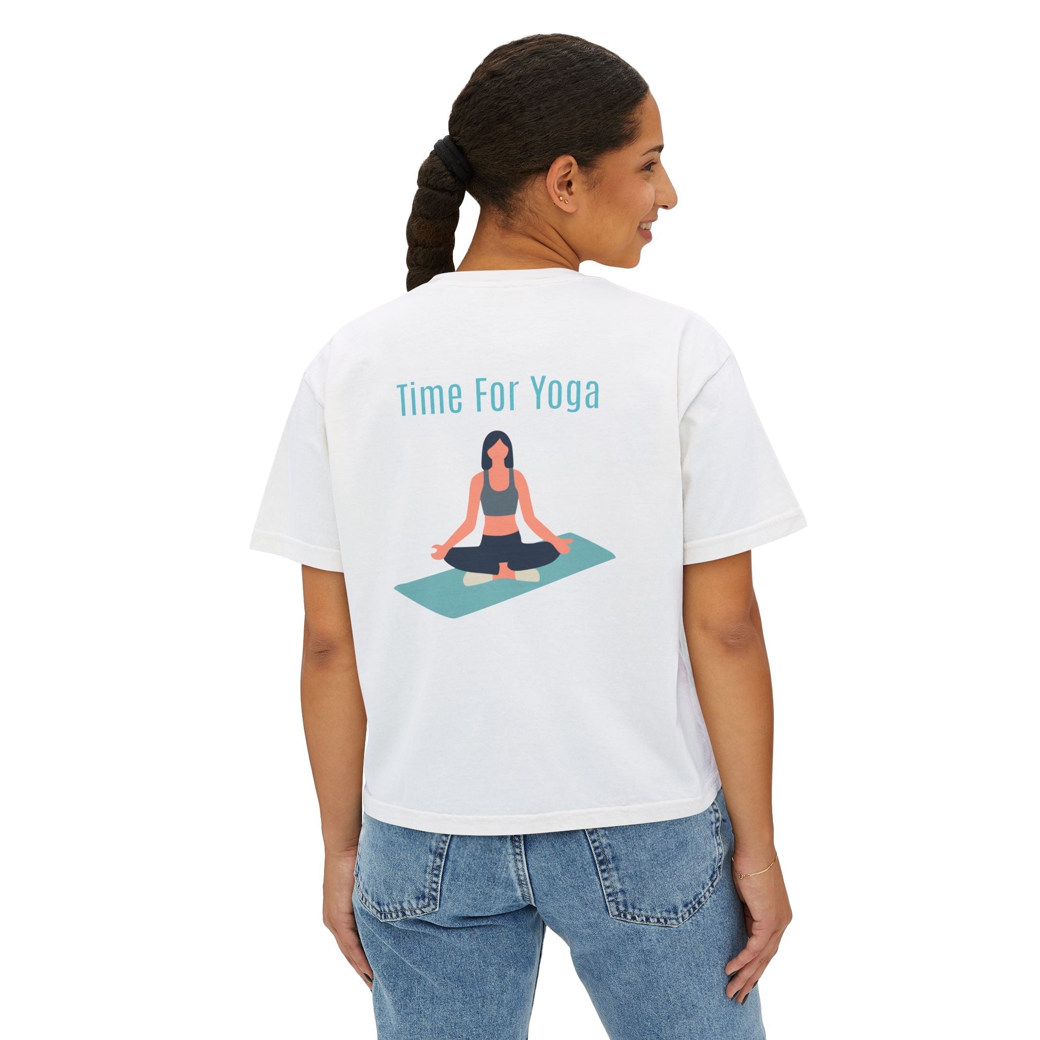 Time For Yoga Tee | Yoga Pose Graphic Tee - Etna Gift