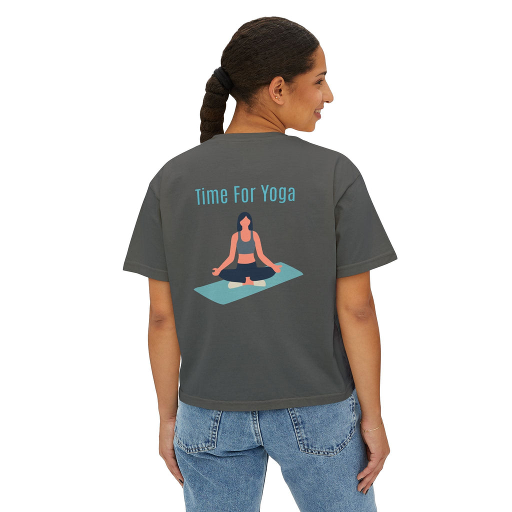Time For Yoga Tee | Yoga Pose Graphic Tee - Etna Gift