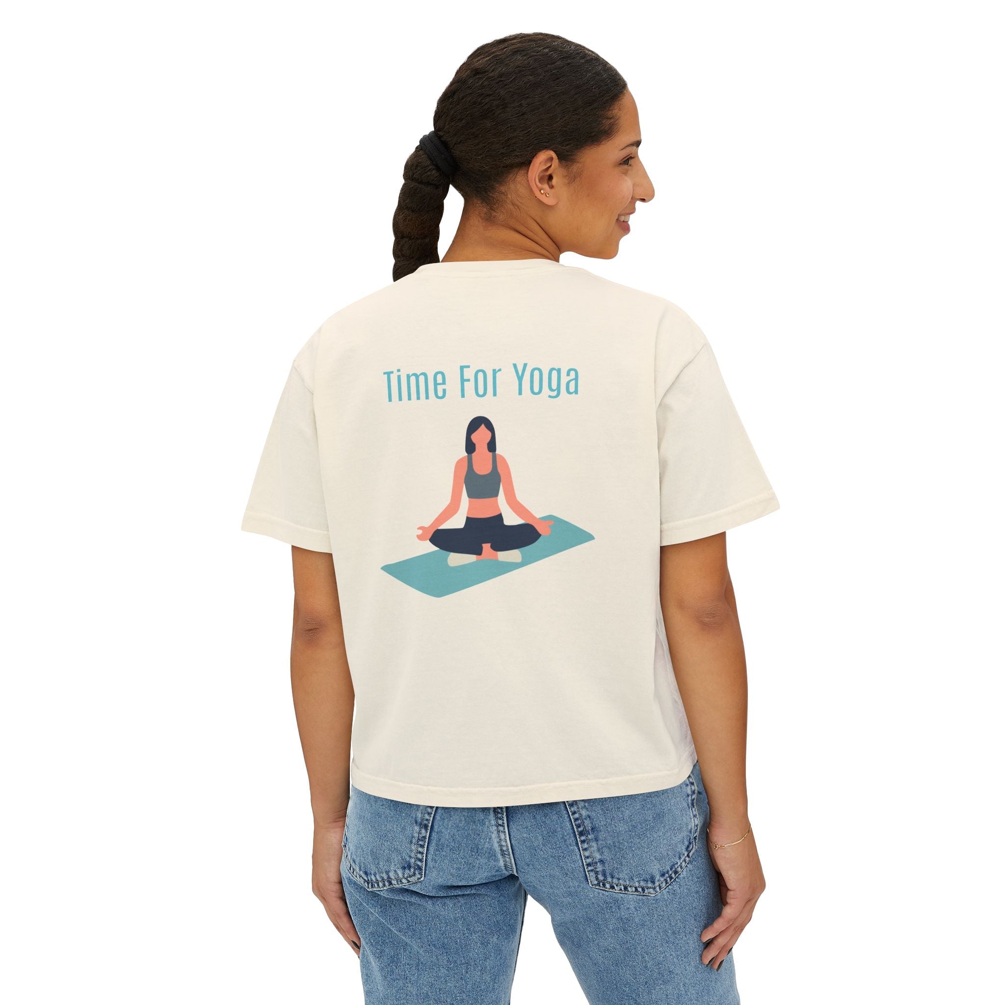 Time For Yoga Tee | Yoga Pose Graphic Tee - Etna Gift