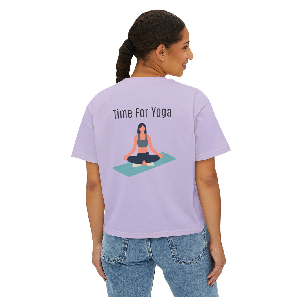Time For Yoga Tee | Yoga Pose Graphic Tee - Etna Gift