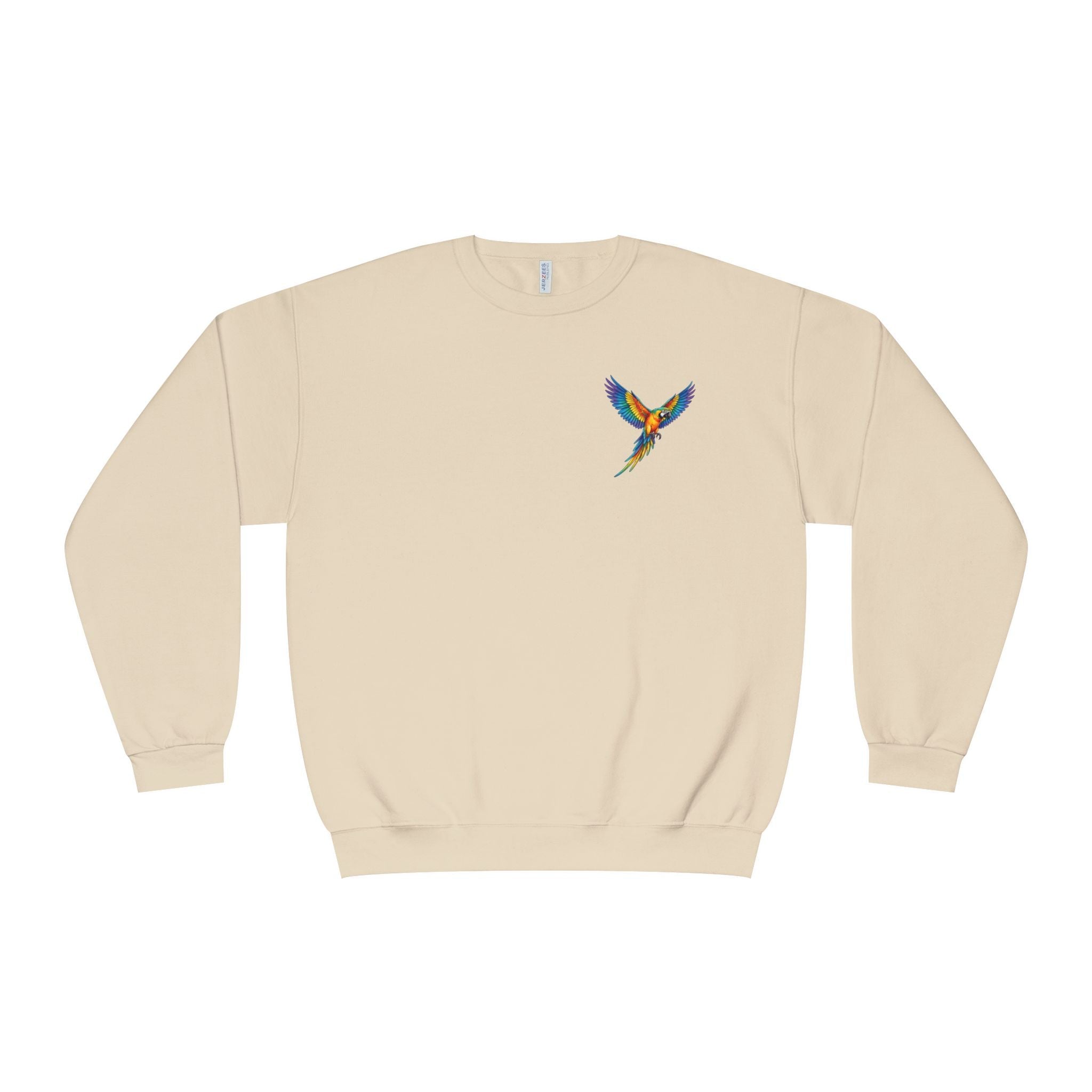 Tropical Beach Icons Sweatshirt Hummingbird Chest - Etna Gift