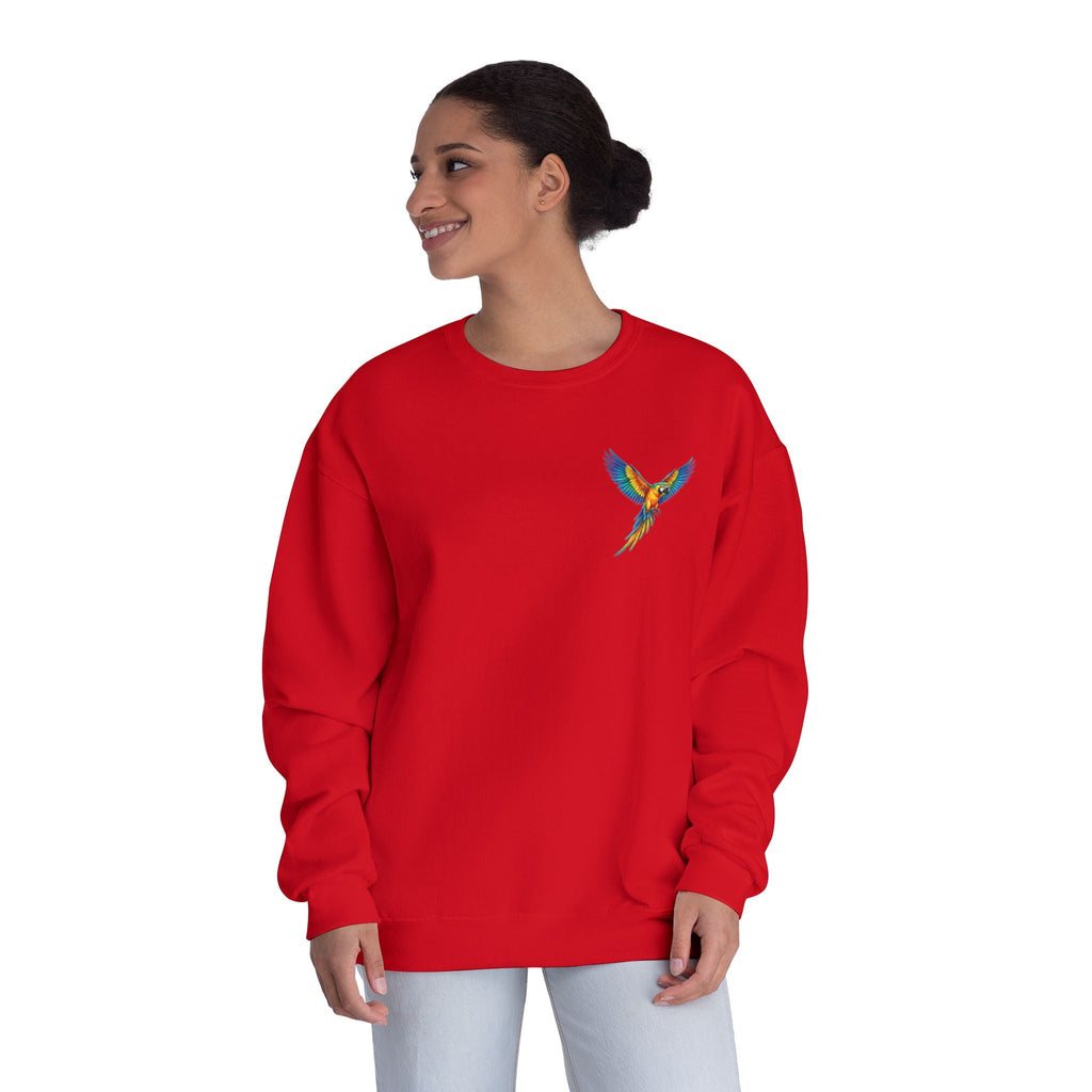 Tropical Beach Icons Sweatshirt Hummingbird Chest - Etna Gift