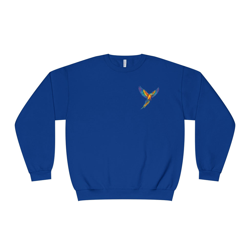 Tropical Beach Icons Sweatshirt Hummingbird Chest - Etna Gift