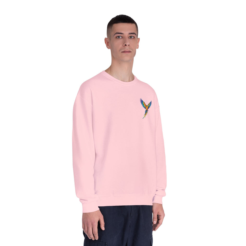 Tropical Beach Icons Sweatshirt Hummingbird Chest - Etna Gift