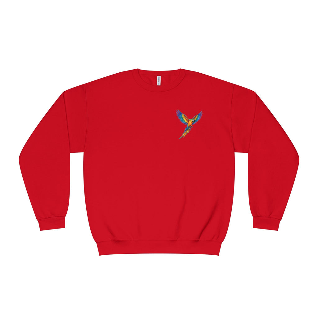 Tropical Beach Icons Sweatshirt Hummingbird Chest - Etna Gift