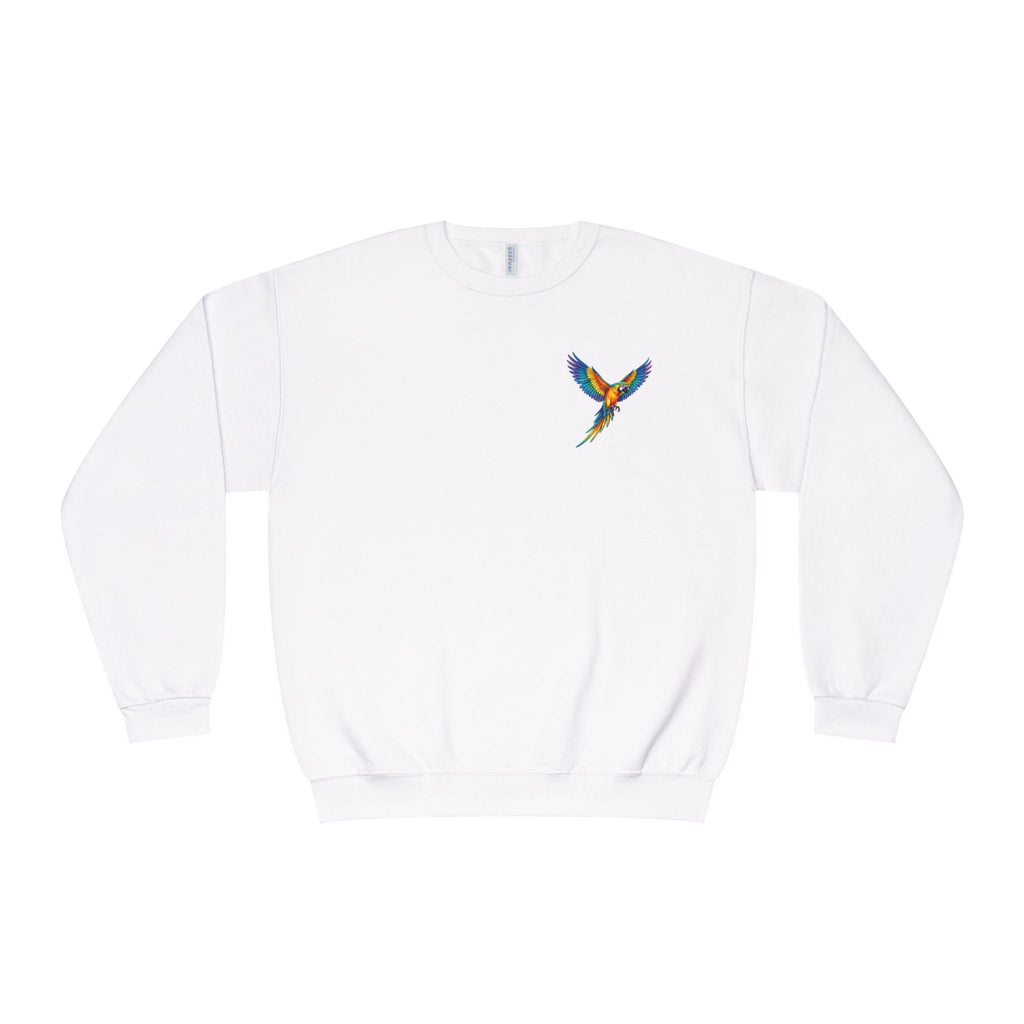 Tropical Beach Icons Sweatshirt Hummingbird Chest - Etna Gift